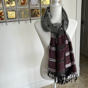 Pashmina Black and Pink